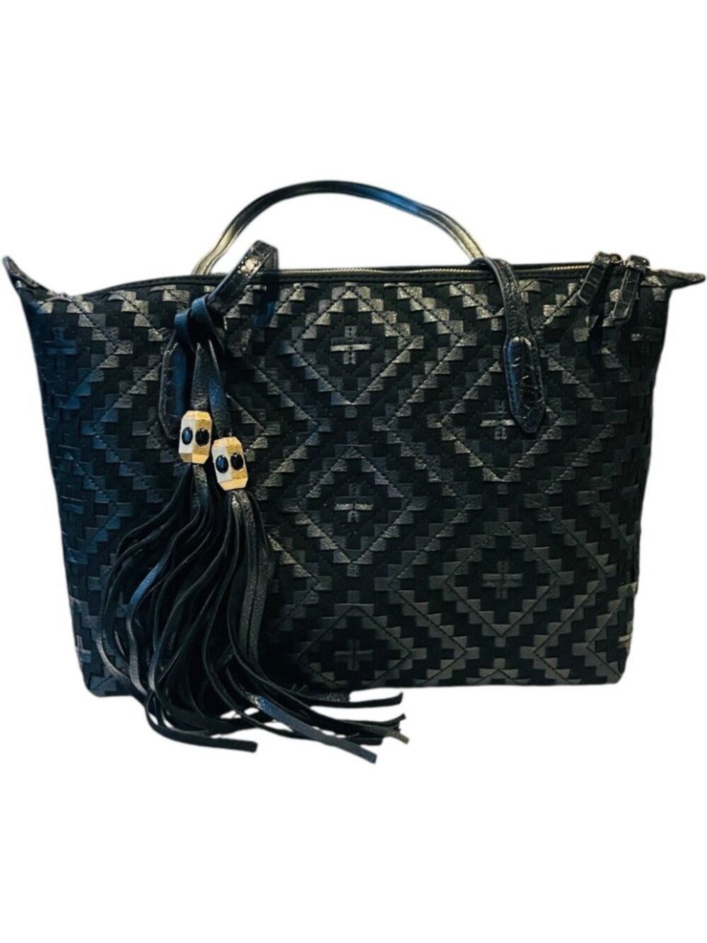 Eric Javits New York - Black Carry Purse - NEW with Tags - Picture 3 of 8